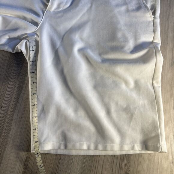Travis Mathew Mens Golf Shorts Casual Stretch White Size 36 - Picture 6 of 10